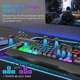 NPET K31 Gaming Keyboard with 10 Dedicated Multimedia Keys