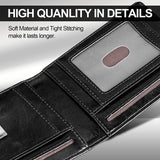 NPET Mens Leather Wallet with Money Clip