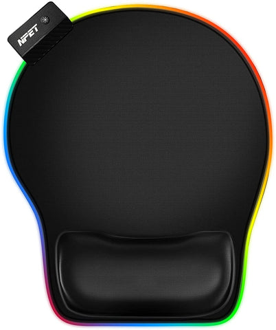 NPET MW10 RGB Gaming Mouse Pad with Wrist Rest