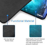 NPET MP01 Mouse Pad with Stitched Edge