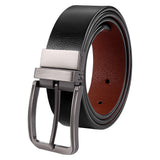 NPET Mens Reversible Leather Belt - Brown/Black