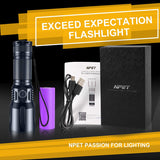 NPET N1 Tactical Flashlight -1000 Lumens