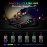 NPET M70 Wired Gaming Mouse 7200 DPI 7 Programmable Buttons