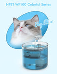 NPET 54 oz. Cat Water Fountain with Non-Lighting Pump - WF100
