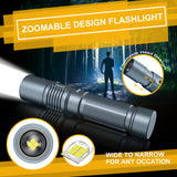 NPET N5 Zoomable Tactical Flashlight 1500 Lumens